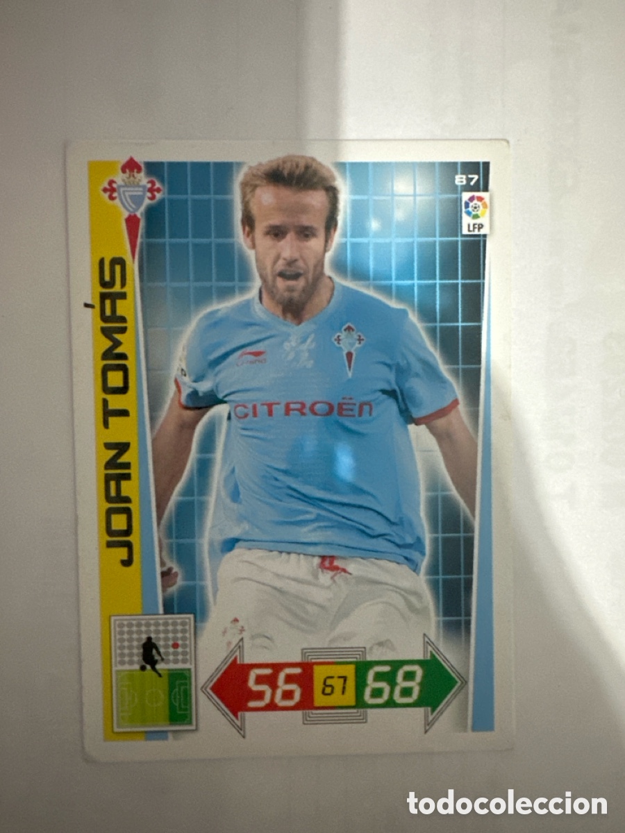 Football Stickers: JOAN TOMAS 87 CELTA ADRENALYN LA LIGA 2012 2013 12 13