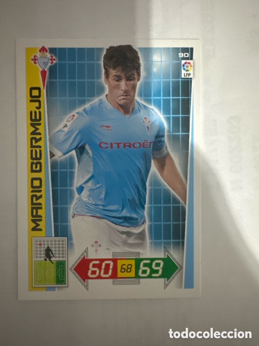 Fu&szlig;ball-Sticker: MARIO BERMEJO 90 CELTA ADRENALYN LA LIGA 2012 2013 12 13