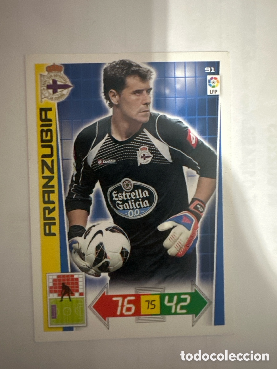 Fu&szlig;ball-Sticker: ARANZUB&Iacute;A 91 DEPORTIVO ADRENALYN LA LIGA 2012 2013 12 13