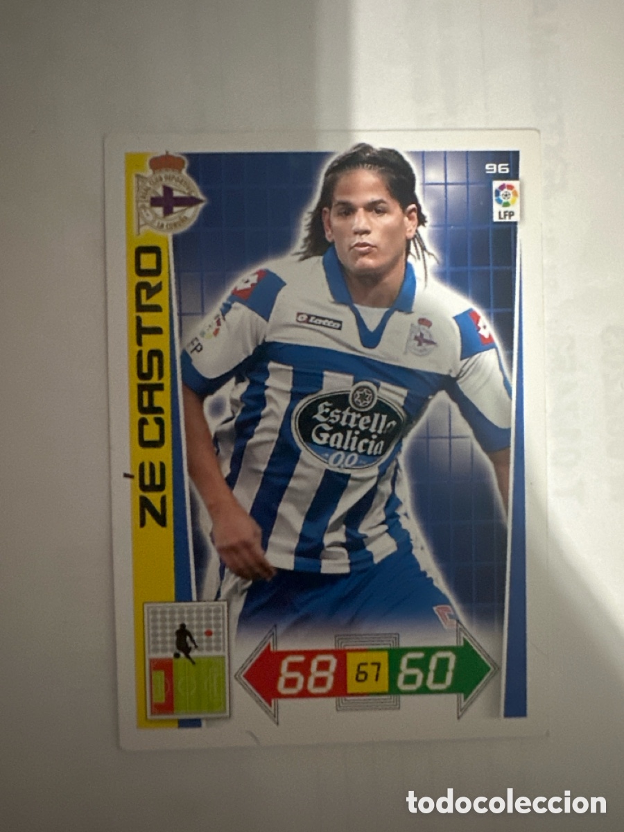 Cromos de Futebol: ZE CASTRO 96 DEPORTIVO ADRENALYN LA LIGA 2012 2013 12 13