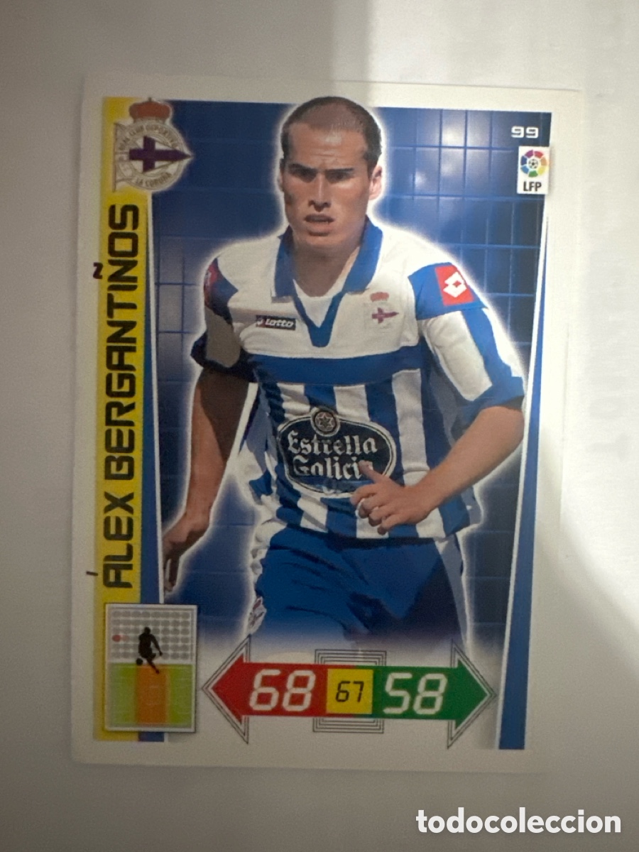 Fu&szlig;ball-Sticker: ALEX BERGANTI&Ntilde;OS 99 DEPORTIVO ADRENALYN LA LIGA 2012 2013 12 13