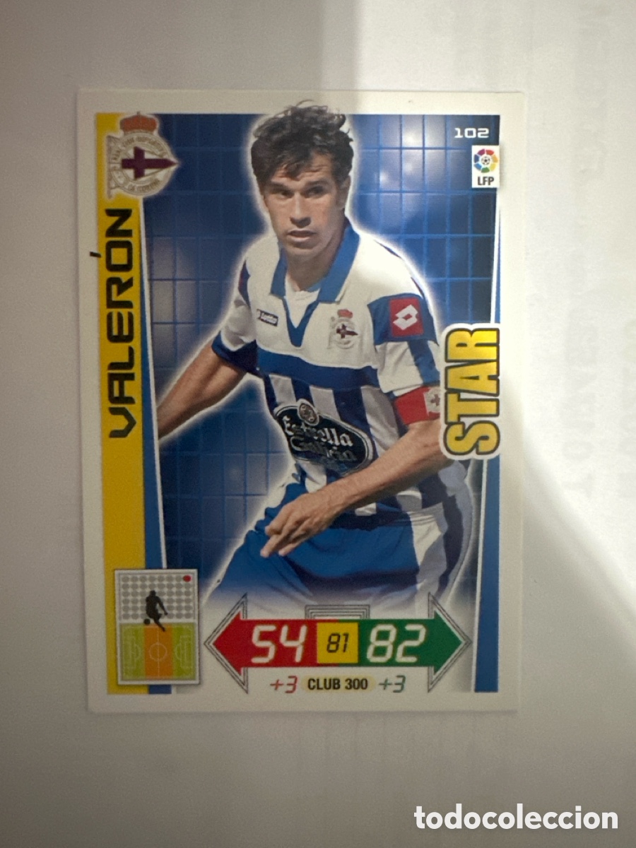 Cromos de Futebol: VALERON 102 DEPORTIVO ADRENALYN LA LIGA 2012 2013 12 13