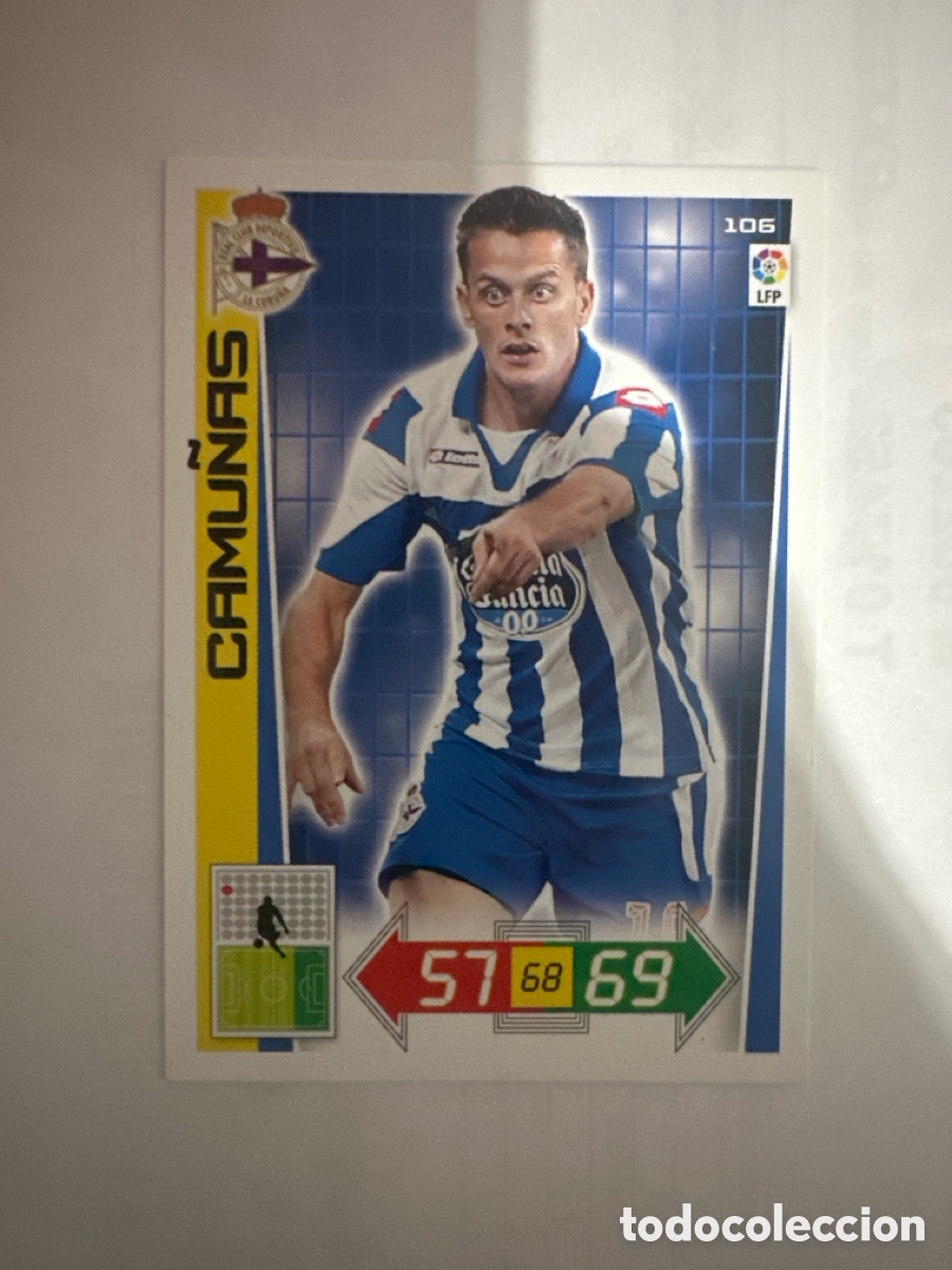 Football Stickers: CAMU&Ntilde;AS 106 DEPORTIVO ADRENALYN LA LIGA 2012 2013 12 13