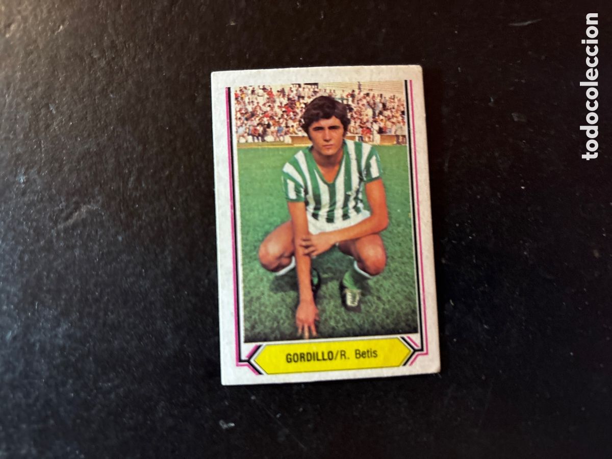 Fu&szlig;ball-Sticker: GORDILLO DEL BETIS ESTE LIGA 1980 - 1981 ( 80 - 81 )