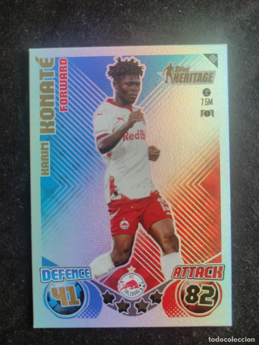 Fu&szlig;ball-Sticker: TOPPS MATCH ATTAX. #468 KARIM KONAT&Eacute; &rdquo;HERITAGE&rdquo; FC.SALZBURG