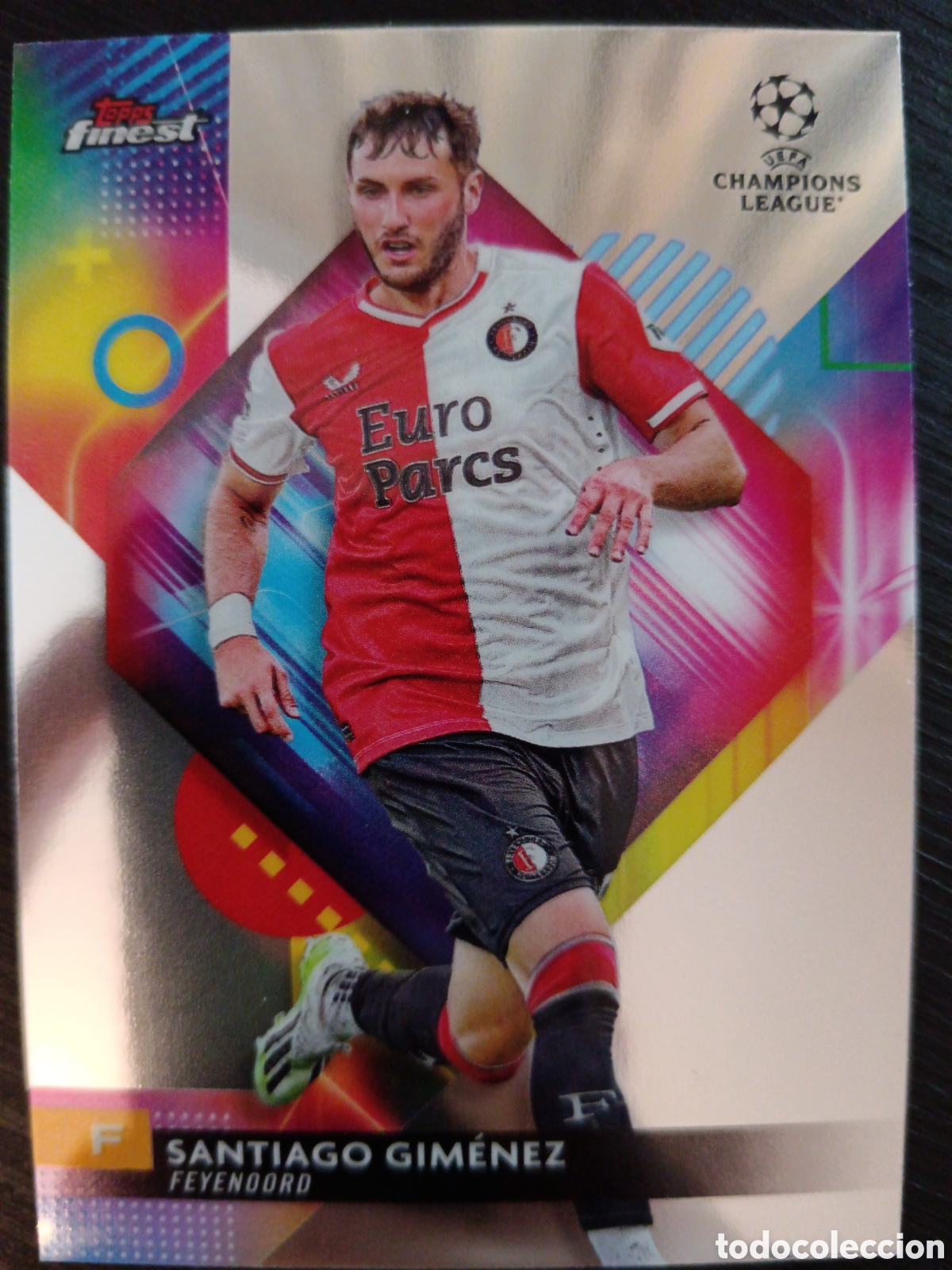 Fu&szlig;ball-Sticker: Santiago Gim&eacute;nez Feyenord Topps Finest UCL 23-24 #21