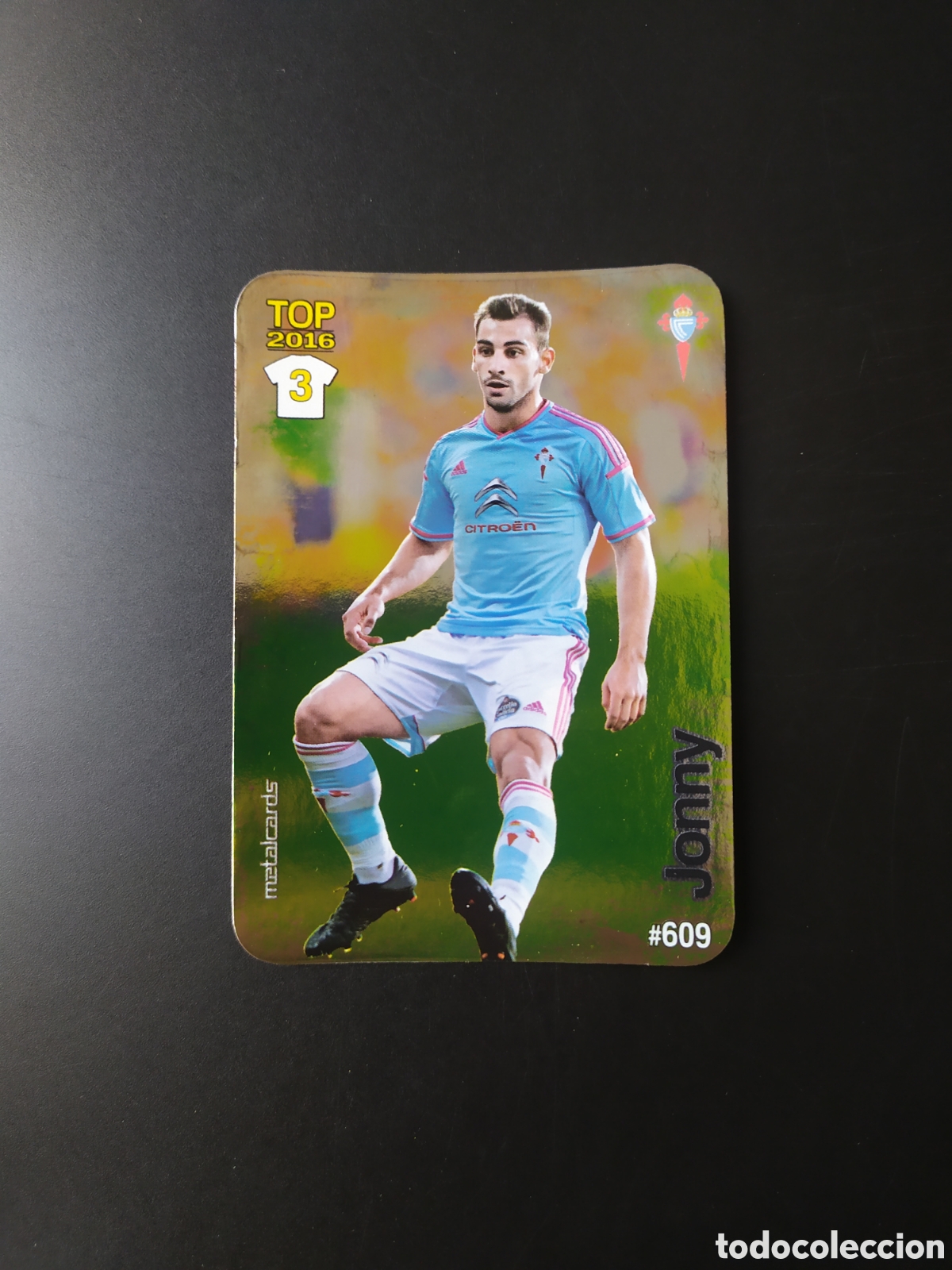Figurine di Calcio: Mundicromo fichas Liga 2015 2016 15 16 Jonny brillo liso n&deg; 609 Celta Vigo