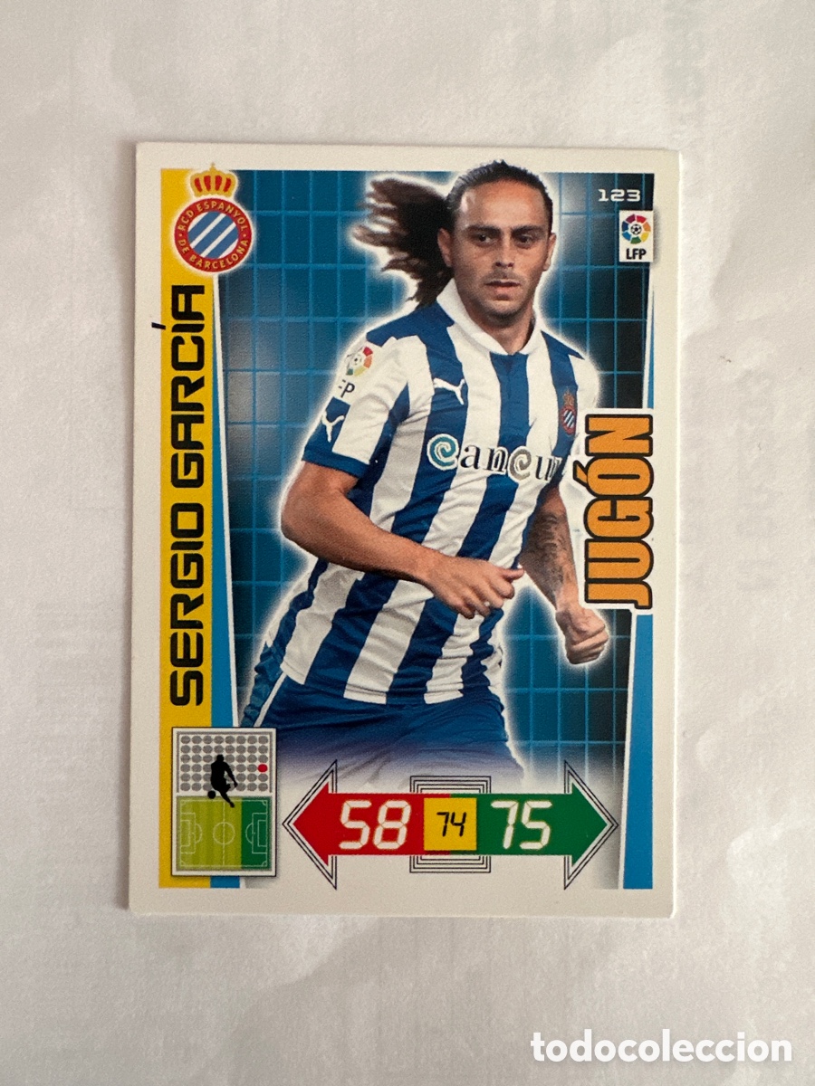 Fu&szlig;ball-Sticker: SERGIO GARC&Iacute;A 123 ESPANYOL ADRENALYN LA LIGA 2012 2013 12 13