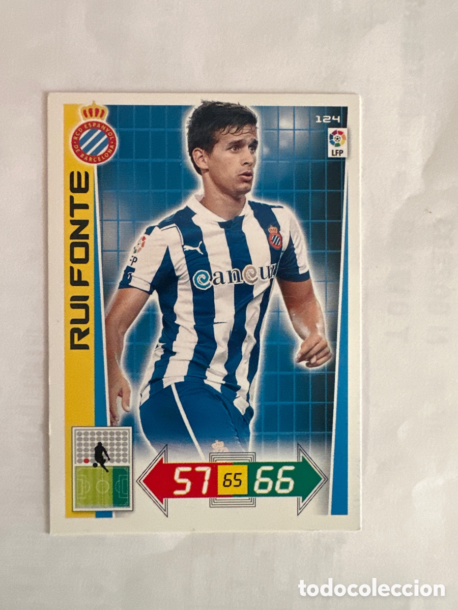 Fu&szlig;ball-Sticker: RUI FONTE 124 ESPANYOL ADRENALYN LA LIGA 2012 2013 12 13