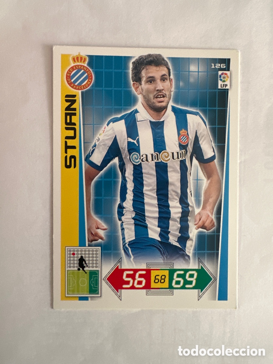 Football Stickers: STUANI 126 ESPANYOL ADRENALYN LA LIGA 2012 2013 12 13