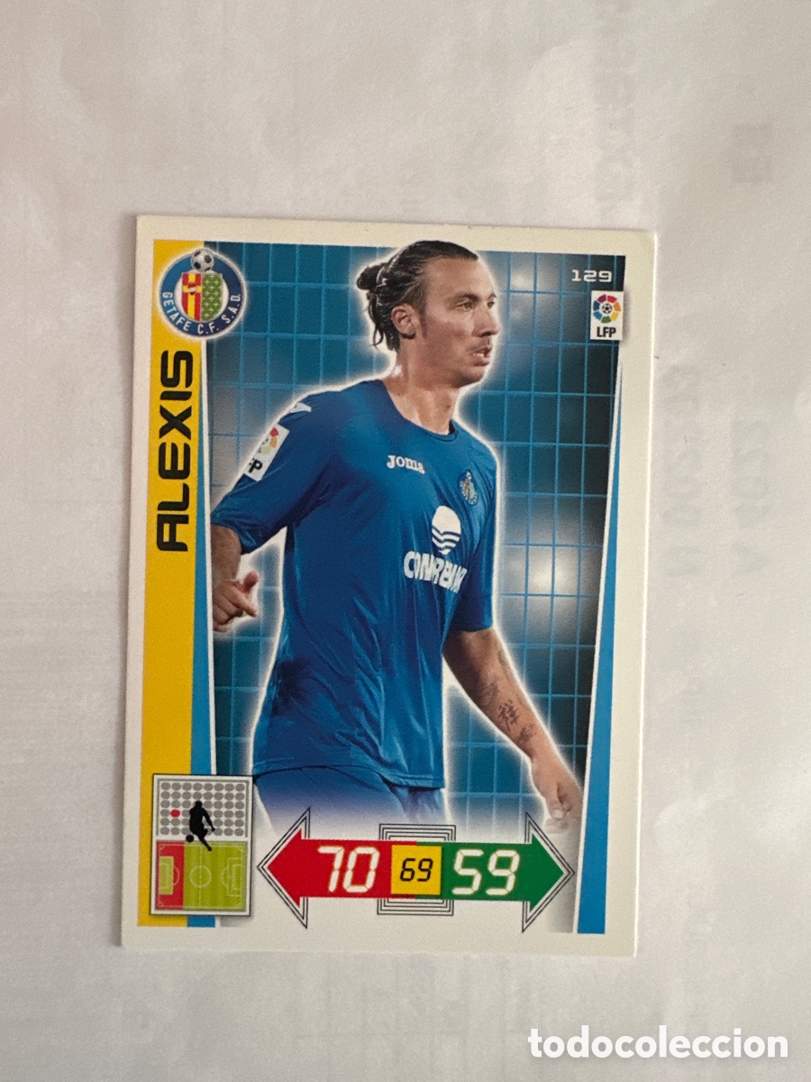 Cromos de Futebol: ALEXIS 129 GETAFE ADRENALYN LA LIGA 2012 2013 12 13