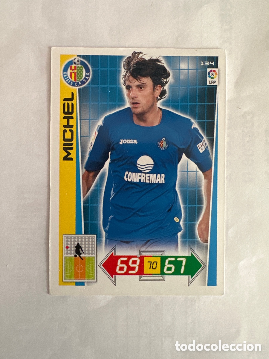 Football Stickers: M&Iacute;CHEL 134 GETAFE ADRENALYN LA LIGA 2012 2013 12 13