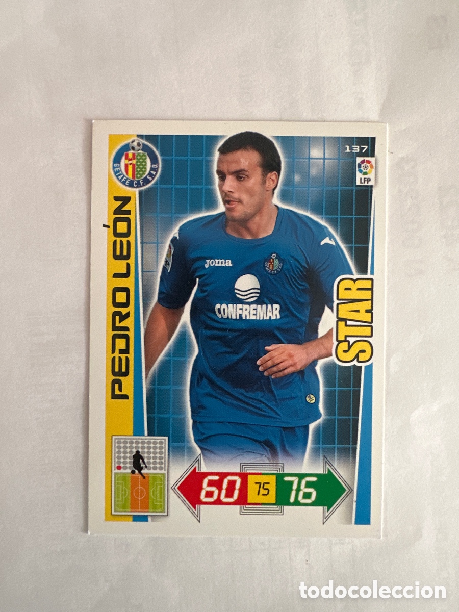 Fu&szlig;ball-Sticker: PEDRO LEON 137 GETAFE ADRENALYN LA LIGA 2012 2013 12 13