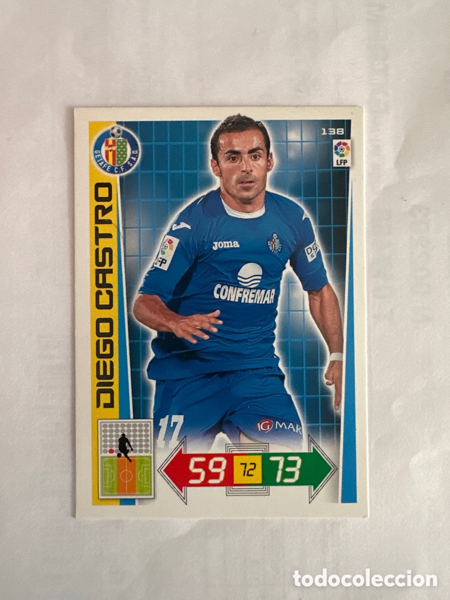 Fu&szlig;ball-Sticker: DIEGO CASTRO 138 GETAFE ADRENALYN LA LIGA 2012 2013 12 13