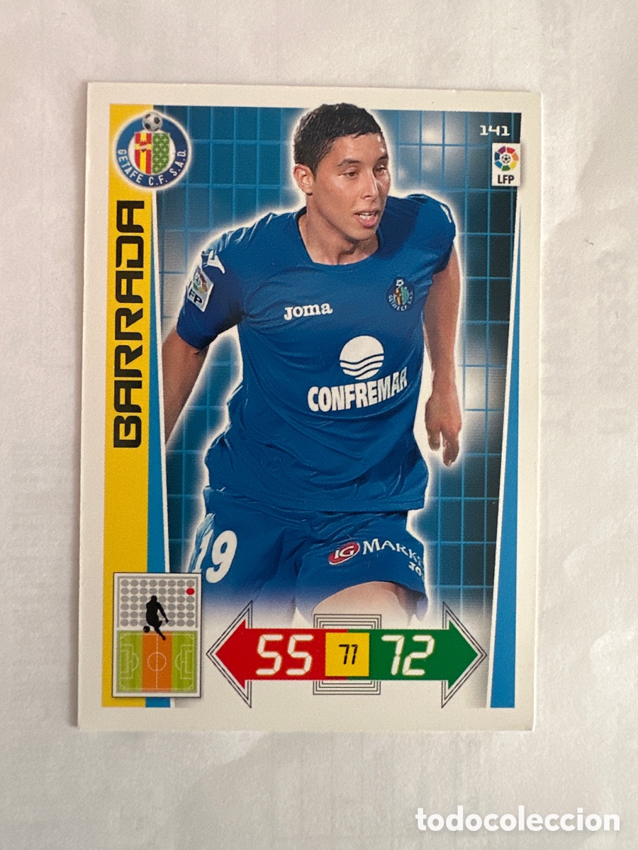 Cromos de Futebol: BARRADA 141 GETAFE ADRENALYN LA LIGA 2012 2013 12 13