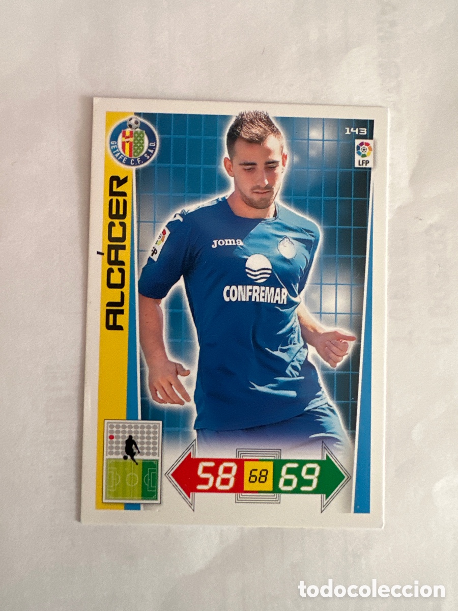 Fu&szlig;ball-Sticker: ALCACER 143 GETAFE ADRENALYN LA LIGA 2012 2013 12 13