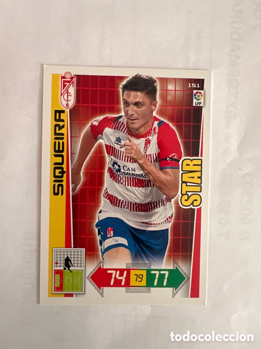 Fu&szlig;ball-Sticker: SIQUEIRA 151 GRANADA ADRENALYN LA LIGA 2012 2013 12 13