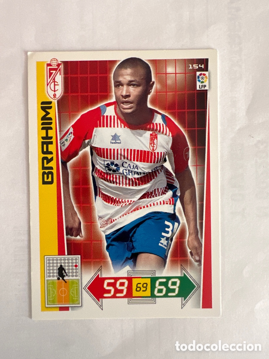 Football Stickers: BRAHIMI 154 GRANADA ADRENALYN LA LIGA 2012 2013 12 13