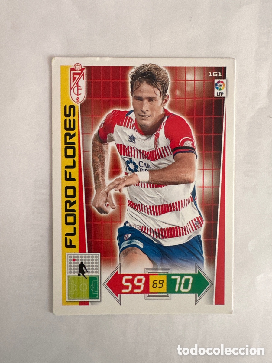 Football Stickers: FLORO FLORES 161 GRANADA ADRENALYN LA LIGA 2012 2013 12 13