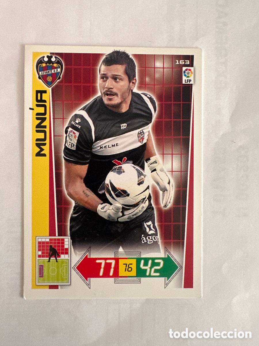 Football Stickers: MUNUA 163 LEVANTE ADRENALYN LA LIGA 2012 2013 12 13