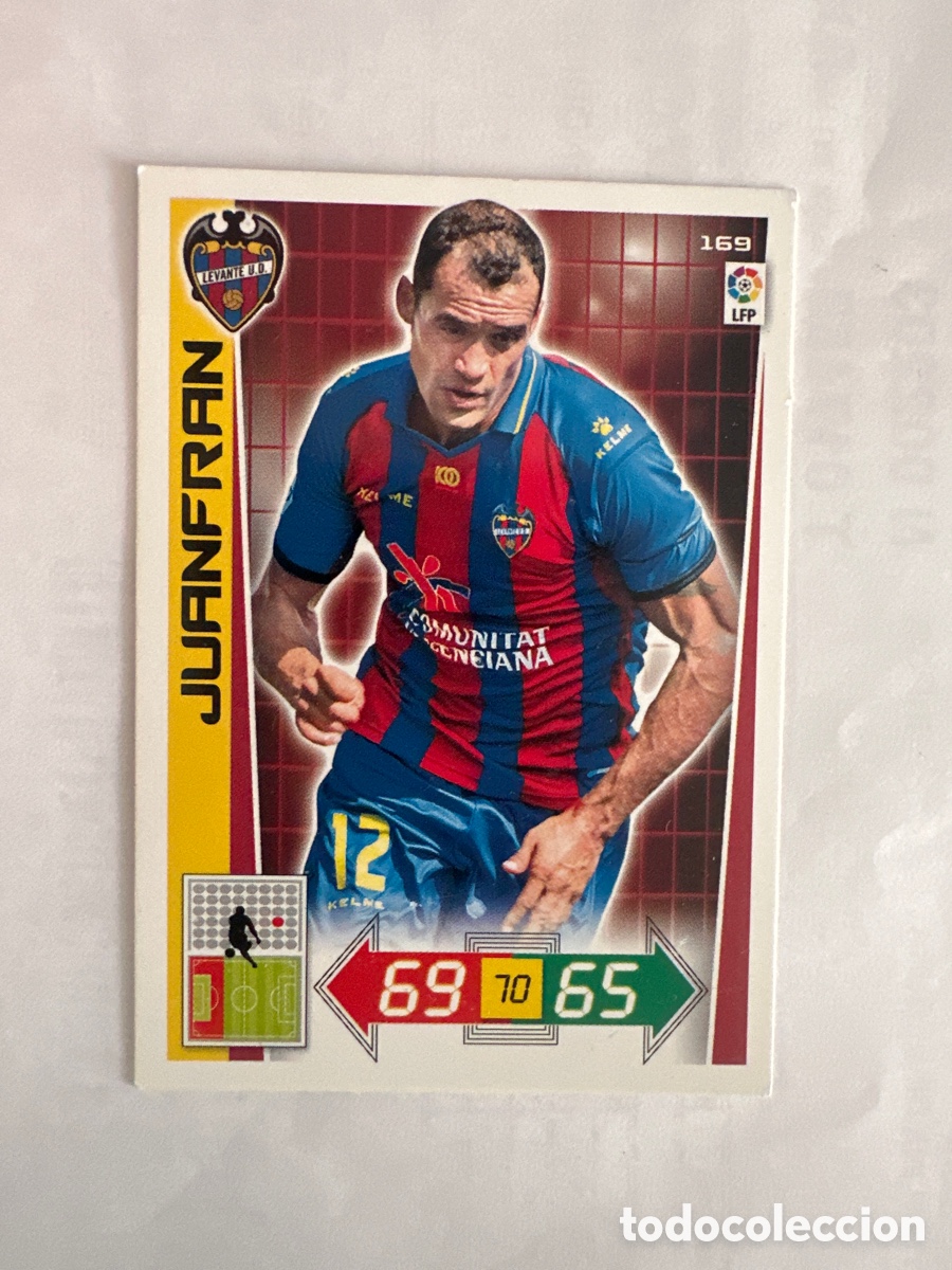 Cartes &agrave; collectionner de Football: JUANFRAN 169 LEVANTE ADRENALYN LA LIGA 2012 2013 12 13