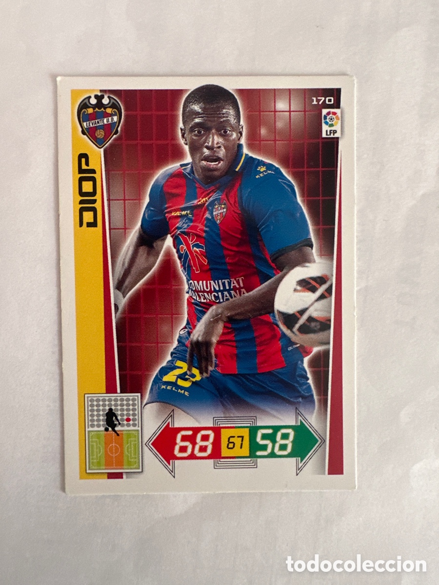 Football Stickers: DIOP 170 LEVANTE ADRENALYN LA LIGA 2012 2013 12 13