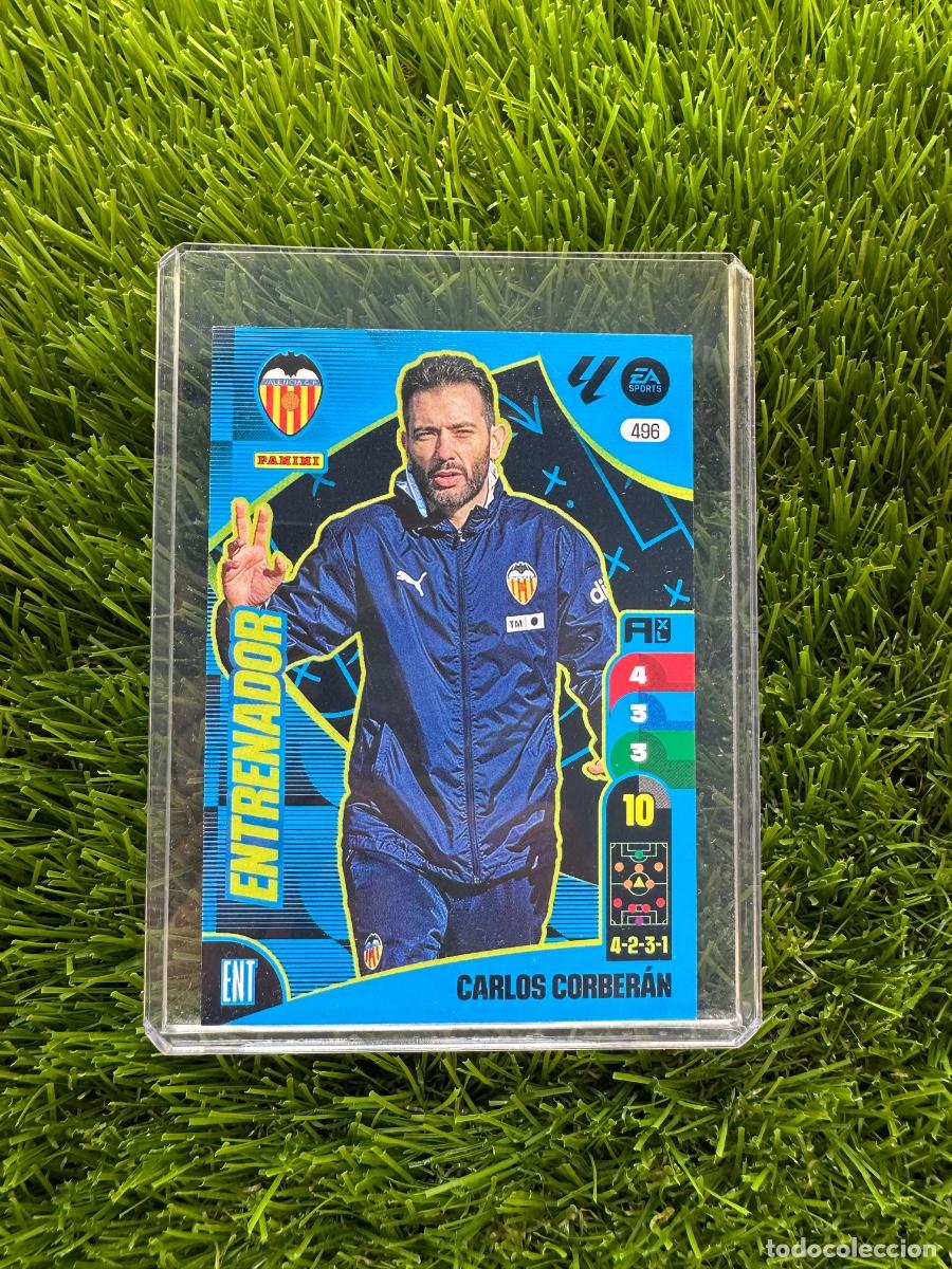Cartes &agrave; collectionner de Football: N&ordm; 496 Carlos Corber&aacute;n Entrenador Valencia CF Adrenalyn XL 24 25