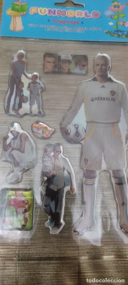 Cromos de f&uacute;tbol: Lote David Beckham varios - Foto 2