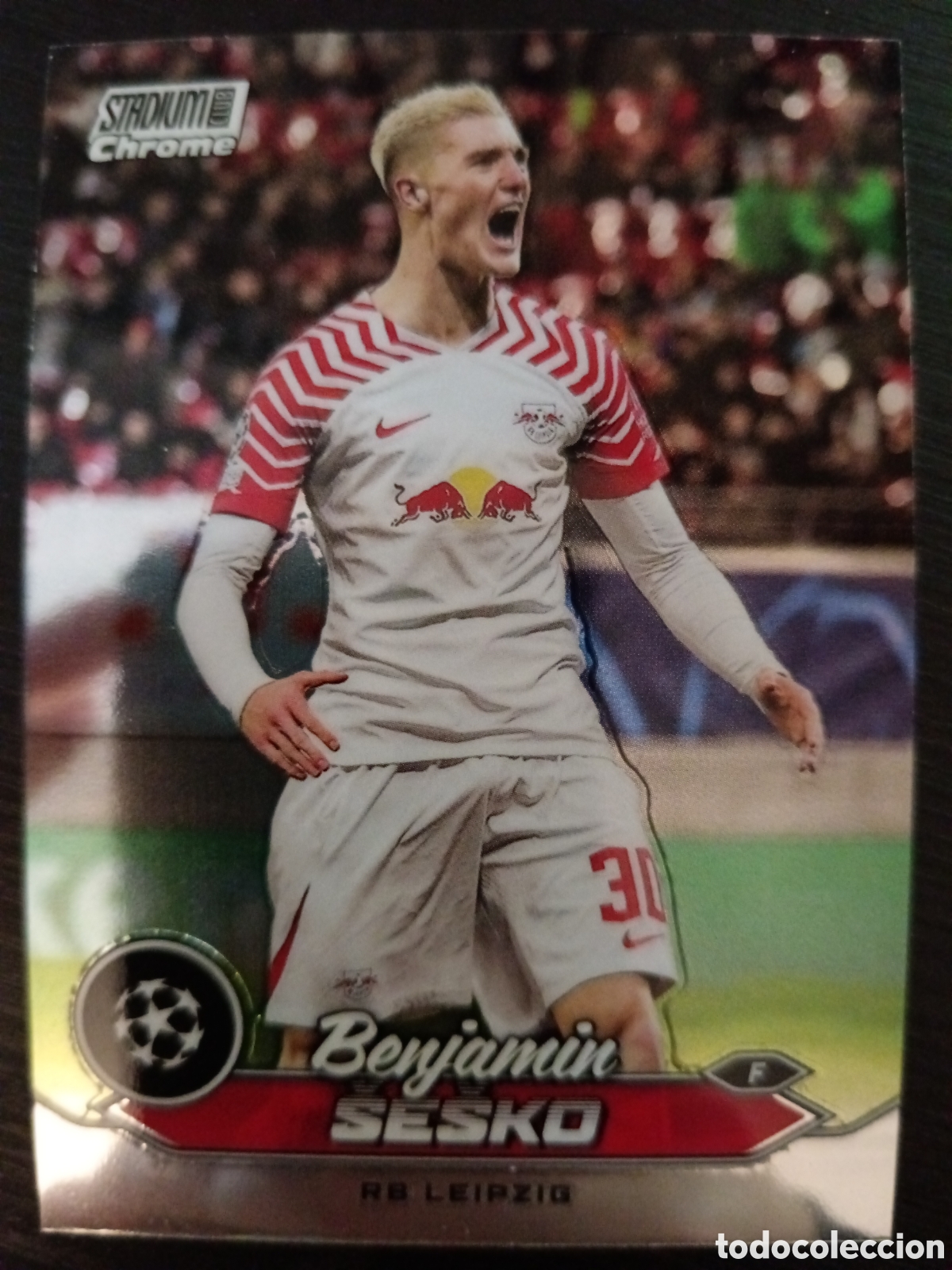 Cromos de f&uacute;tbol: Benjamin Sesko Leipzig Topps Stadium Club Chrome 23-24 #30