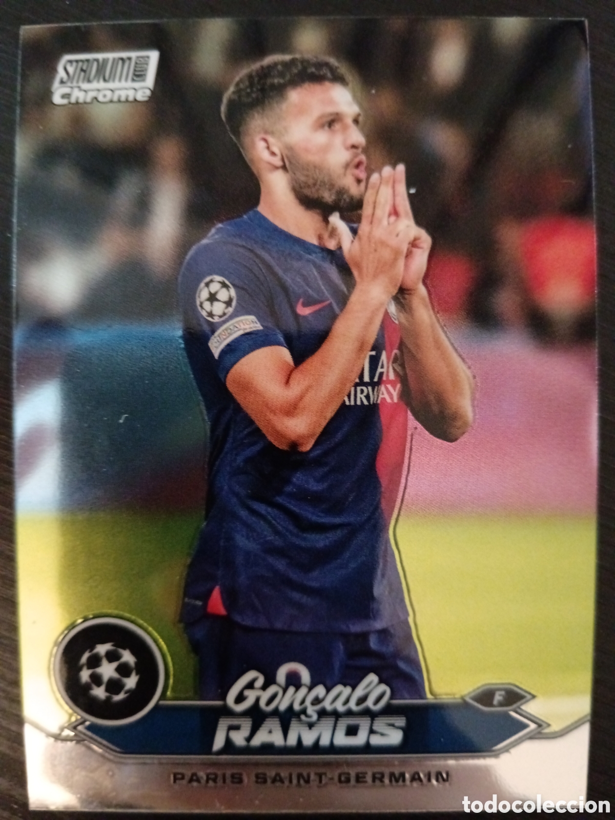 Cromos de f&uacute;tbol: Gon&ccedil;alo Ramos PSG Topps Stadium Club Chrome 23-24 #40