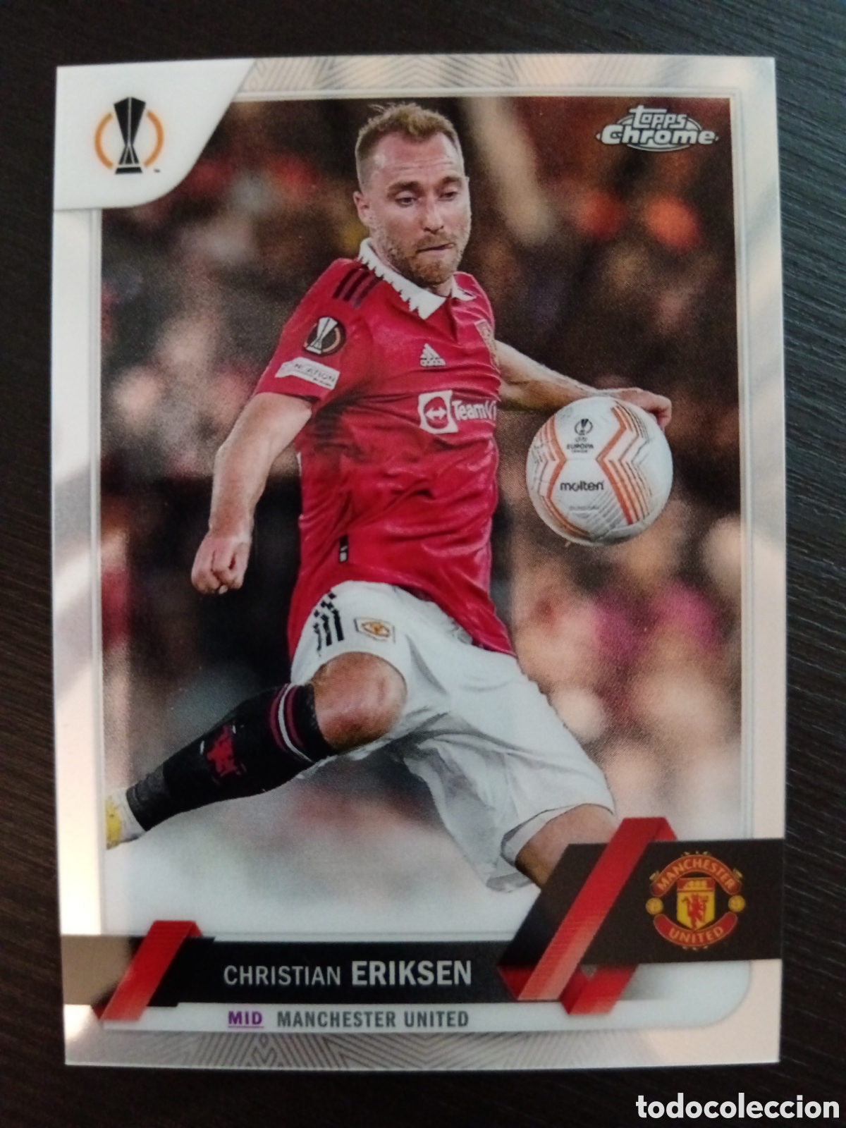 Cromos de f&uacute;tbol: Christian Eriksen Manchester United Topps UCC 22-23 #127
