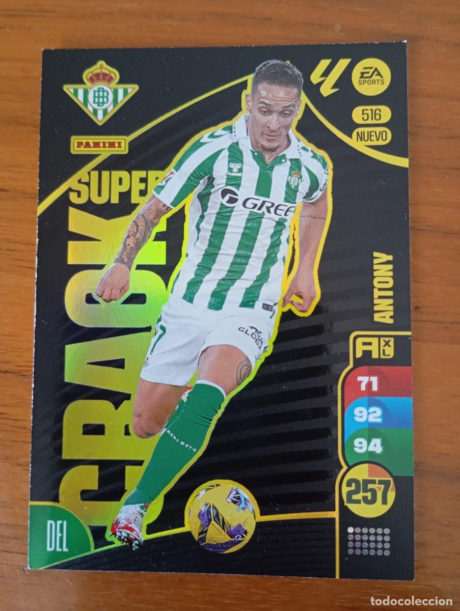 Cromos de Futebol: CROMO. ANTONY. REAL BETIS. SUPER CRACK ADRENALYN 24 25. NUM 516.