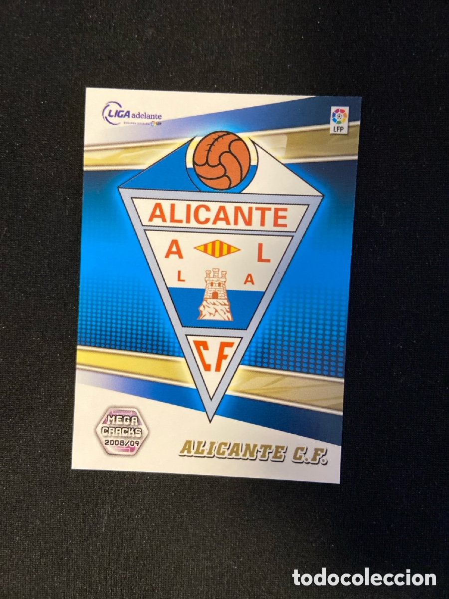 Fu&szlig;ball-Sticker: ESCUDO 425 (ALICANTE) PANINI MEGACRACKS 2008-2009 08 09 CROMO CARTA M-3
