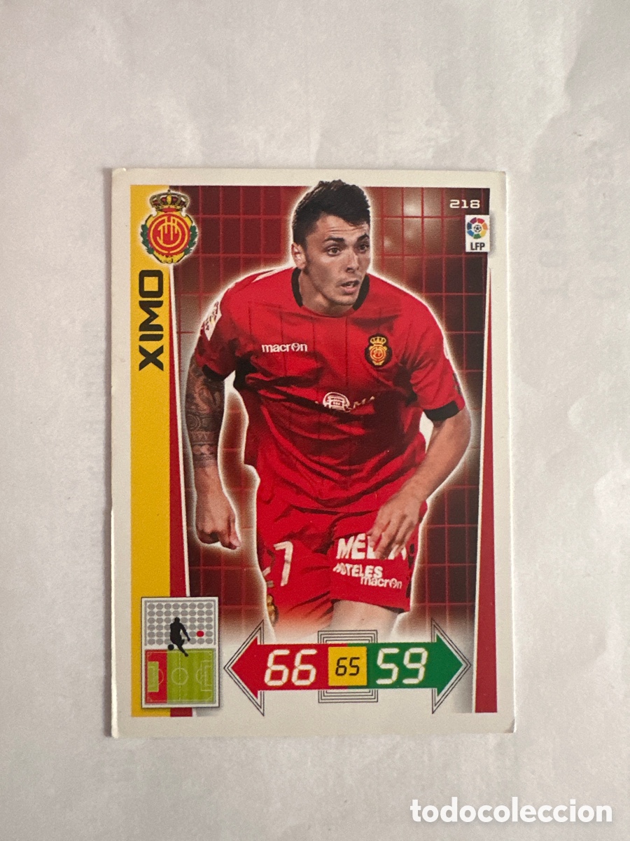 Football Stickers: XIMO 218 MALLORCA ADRENALYN LA LIGA 2012 2013 12 13