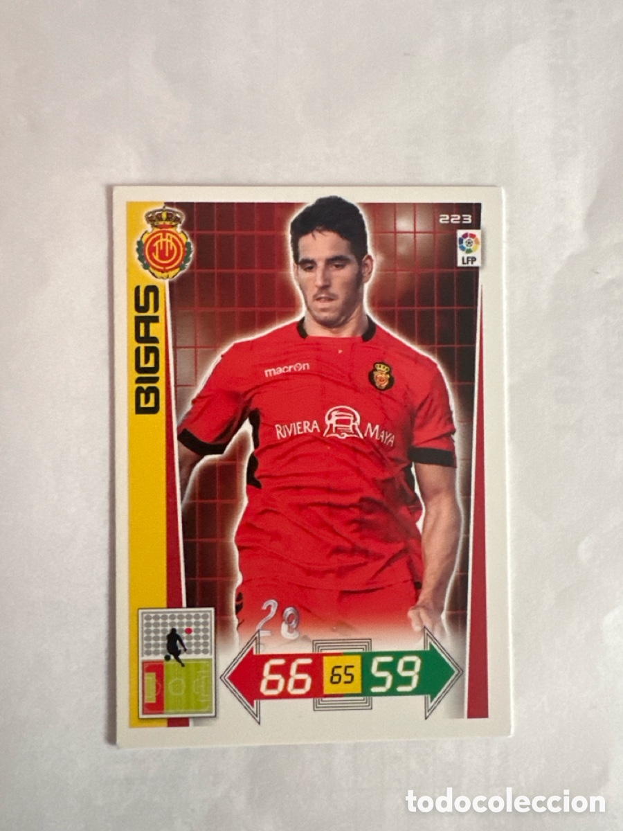 Fu&szlig;ball-Sticker: BIGAS 223 MALLORCA ADRENALYN LA LIGA 2012 2013 12 13
