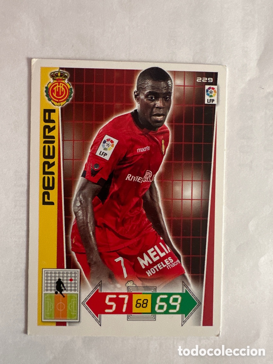 Football Stickers: PEREIRA 229 MALLORCA ADRENALYN LA LIGA 2012 2013 12 13