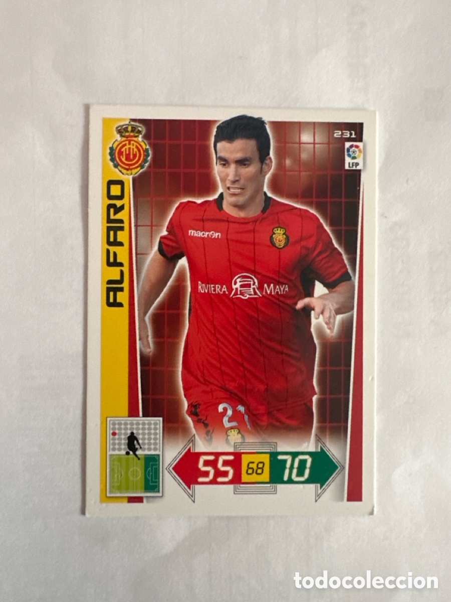 Cartes &agrave; collectionner de Football: ALFARO 231 MALLORCA ADRENALYN LA LIGA 2012 2013 12 13