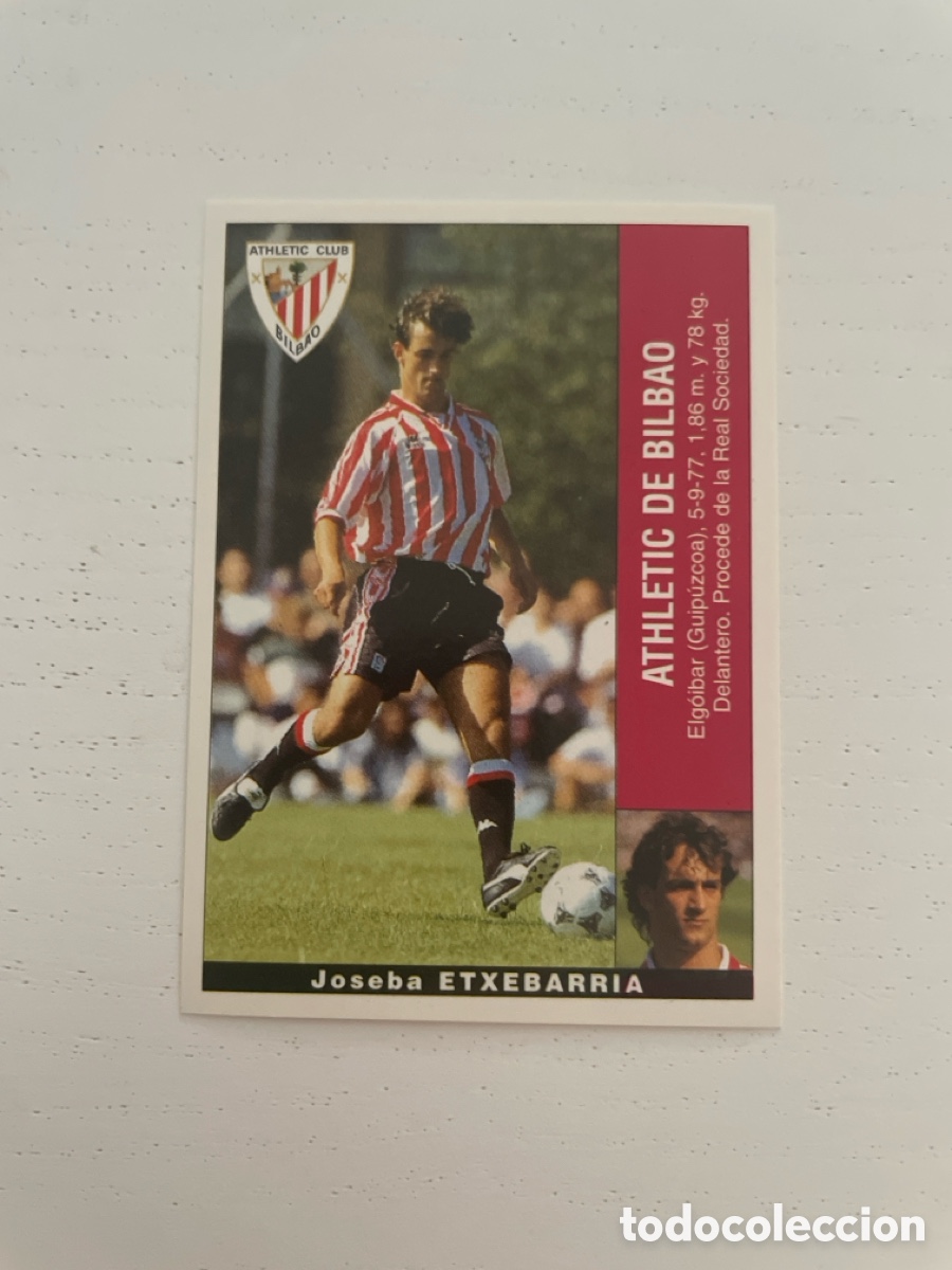 Football Stickers: ETXEBARRIA ATHLETIC DE BILBAO LIGA 95 96 Panini NUEVO