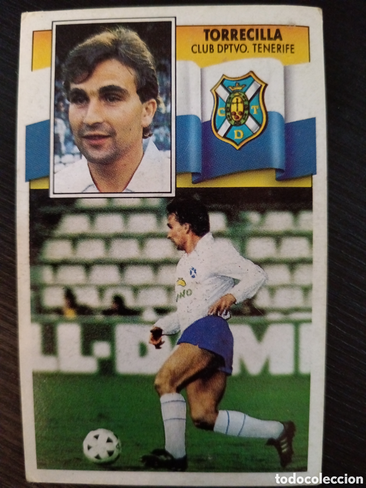 Cromos de f&uacute;tbol: Torrecilla Tenerife Fichaje N&deg;12 Este 90-91 DESPEGADO