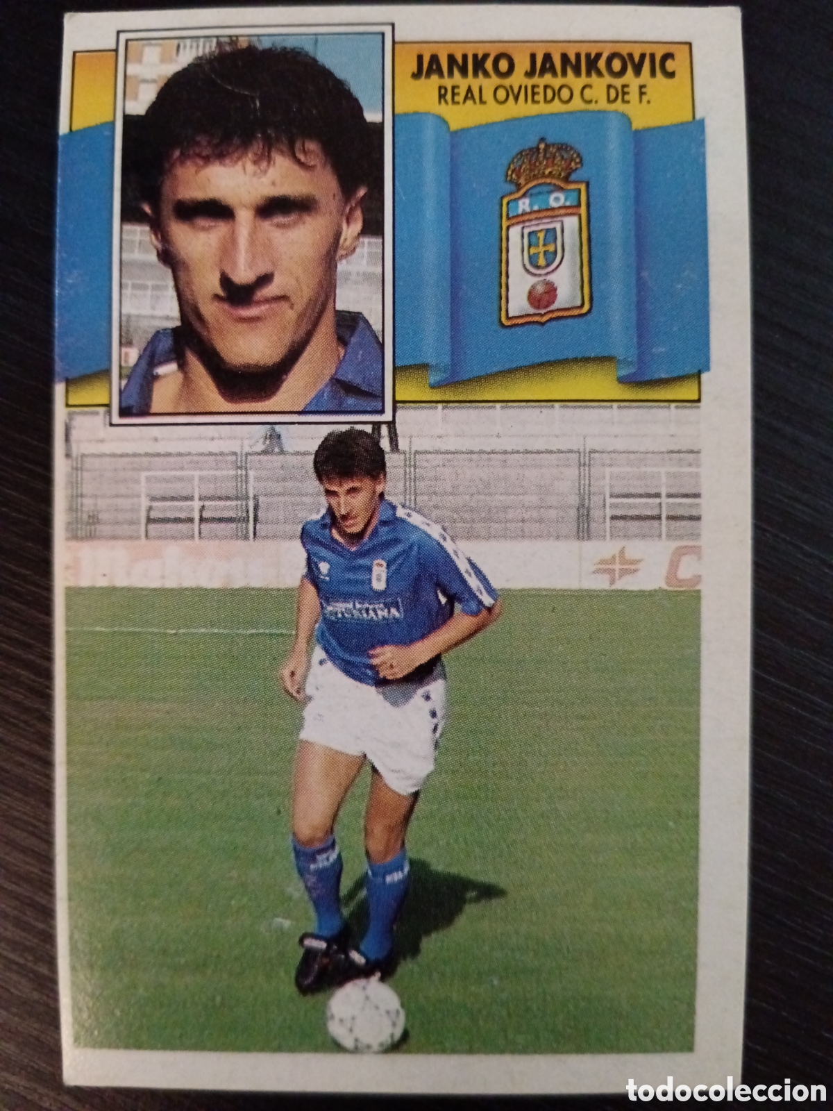 Cromos de f&uacute;tbol: Janko Jankovic Oviedo Fichaje N&deg;25 Este 90-91 SIN PEGAR