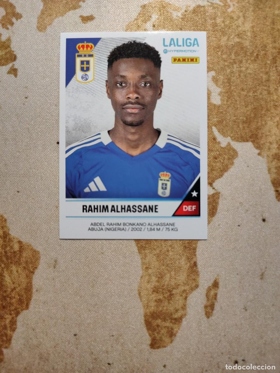 Fu&szlig;ball-Sticker: Liga hypermotion 333 RAHIM ALHASSANE Oviedo 2024-25 24 25