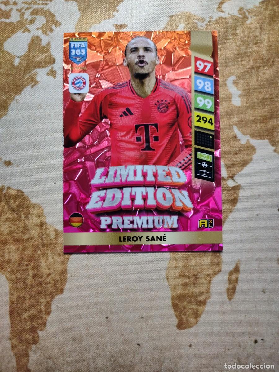 Football Stickers: Limited Edition Premium LEROY SAN&Eacute; FIFA 365 2024-25