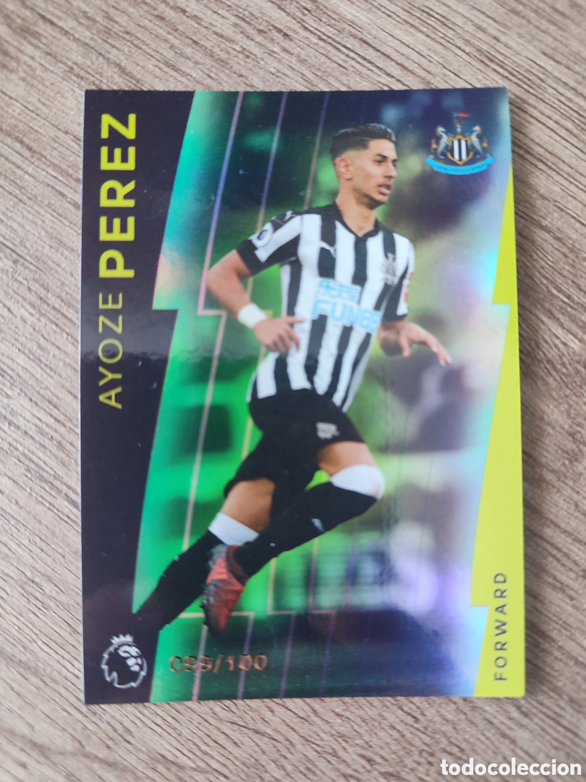 Figurine di Calcio: AYOZE PEREZ NUMERADA A /100 TOPPS PREMIER LEAGUE PLATINUM 2017-18 NEWCASTLE