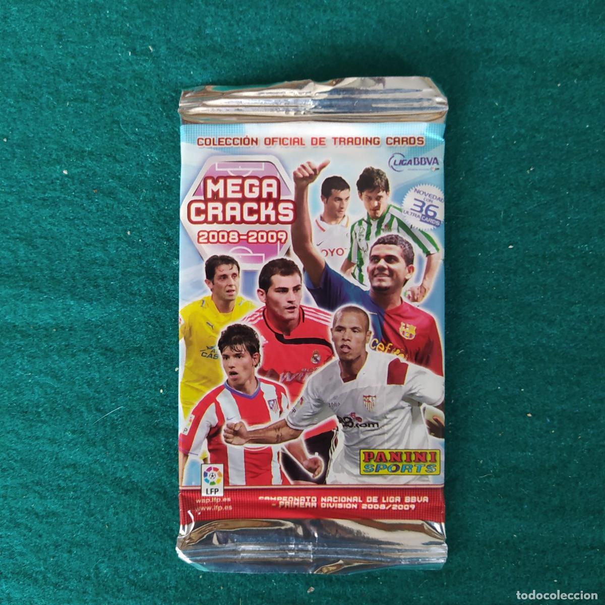 Cromos de f&uacute;tbol: SOBRE SIN ABRIR MEGA CRACKS 2008 2009 - Foto 1