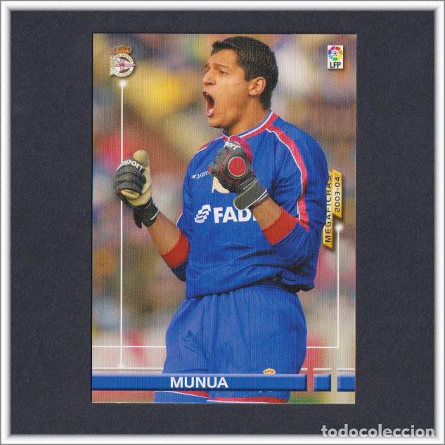 Figurine di Calcio: MEGAFICHAS 2003 2004 03 04 PANINI MUNUA 484 FICHAJE DEPORTIVO CORU&Ntilde;A COLECCI&Oacute;N MEGACRACKS - VERSI&Oacute;N