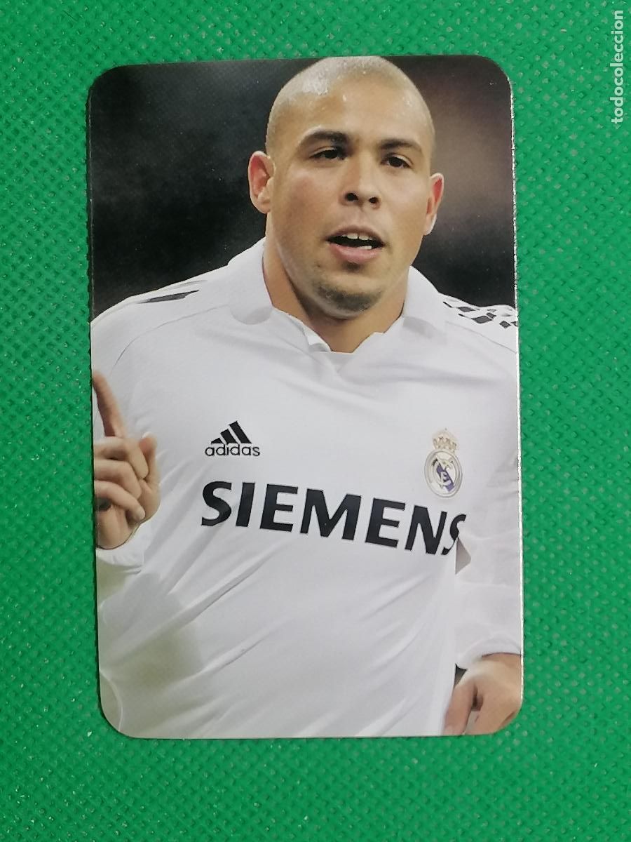 Figurine di Calcio: RONALDO NAZARIO REAL MADRID ⚽ LOMO CARDS 2025 ⚽