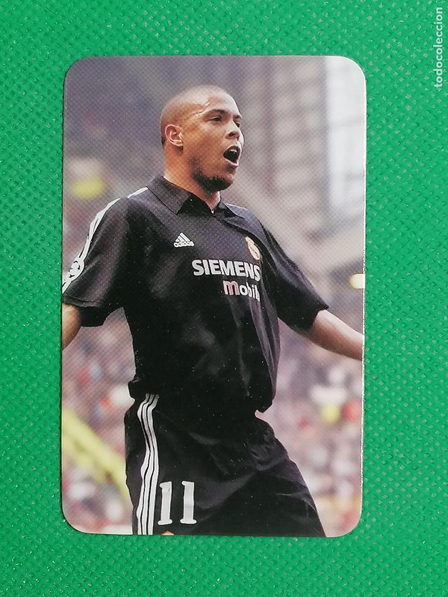 Cromos de f&uacute;tbol: RONALDO NAZARIO REAL MADRID ⚽ LOMO CARDS 2025 ⚽