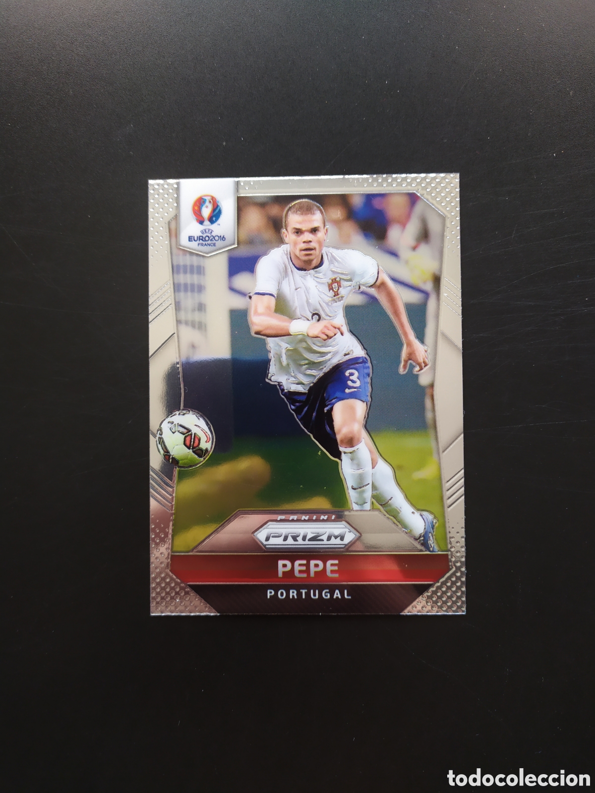 Cartes &agrave; collectionner de Football: Uefa Euro 2016 France panini prizm Pepe n&deg; 99 Portugal