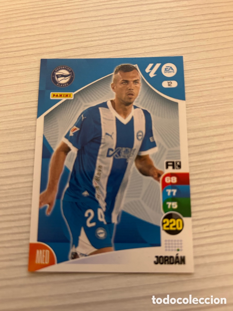 Cromos de f&uacute;tbol: Jordan alav&eacute;s 12 Adrenalyn 2024 2025
