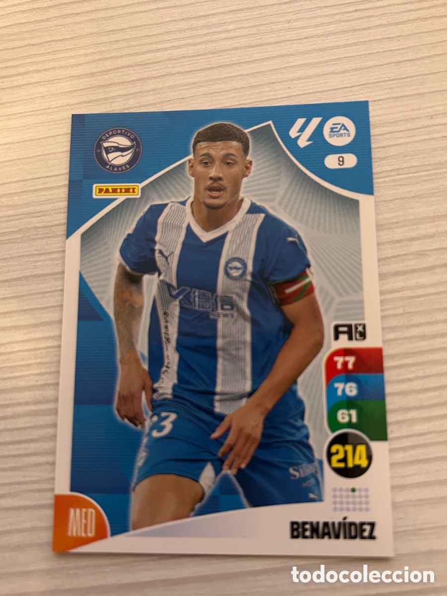 Cromos de Futebol: Benavidez alav&eacute;s 9 Adrenalyn 2024 2025